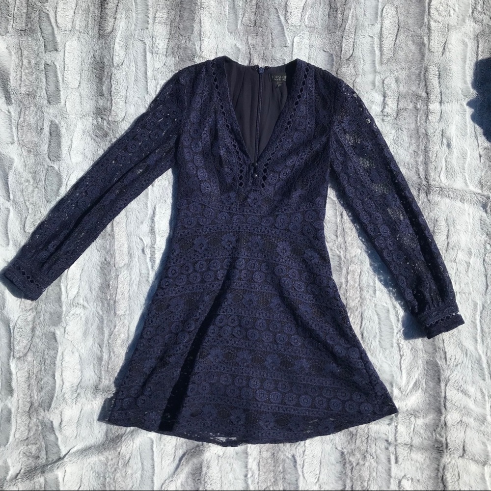 Blue dress